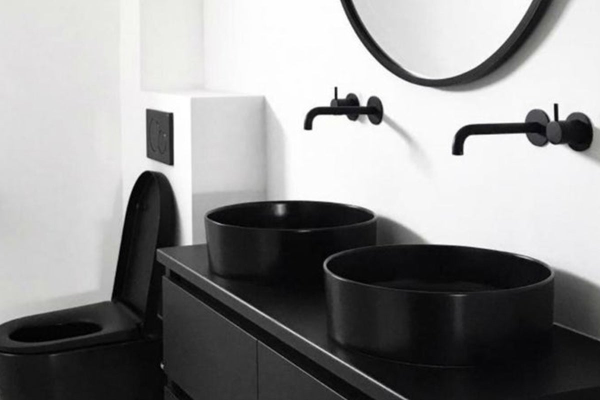 Monochrome badkamers