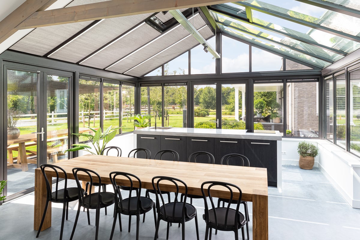 Serres van Busscher Serrebouw bij Nijhof