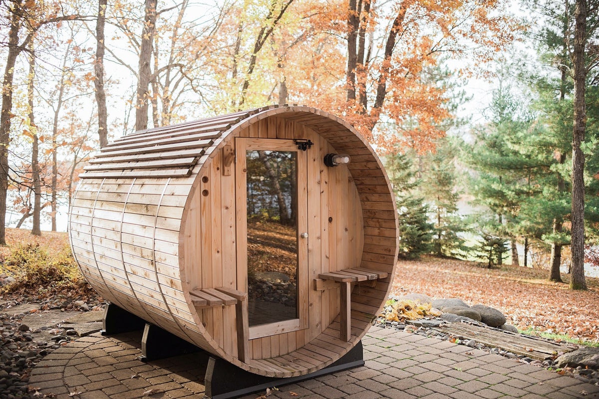 Verandi sauna Verandi sauna bij Nijhof