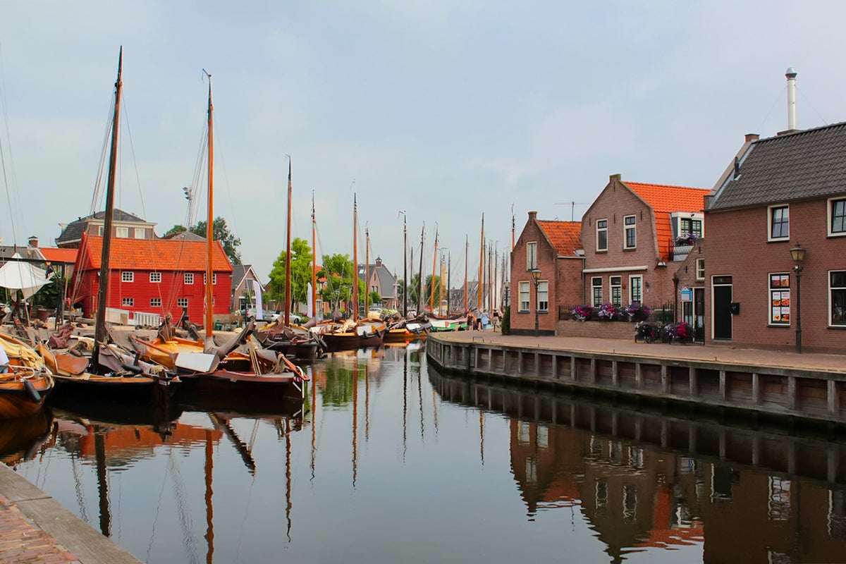 De haven van Spakenburg