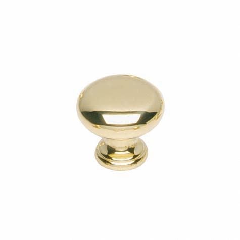 Intersteel Meubelknop Paddenstoel ø 25 mm messing gelakt