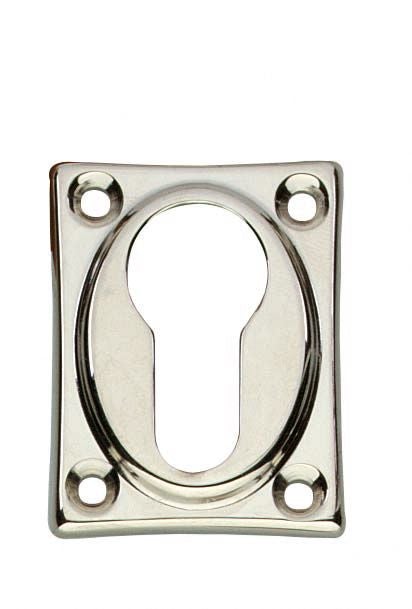 Intersteel Rozet profielcilindergat rechthoekig nikkel