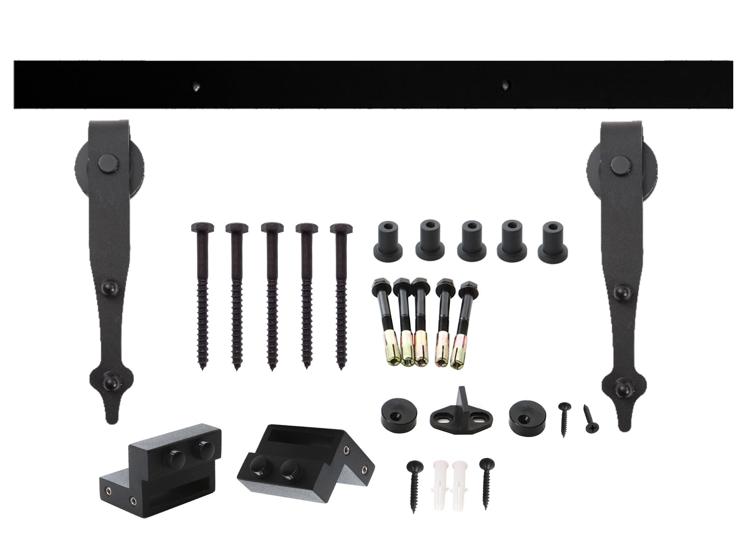 Schuifdeursysteem Classic mat zwart