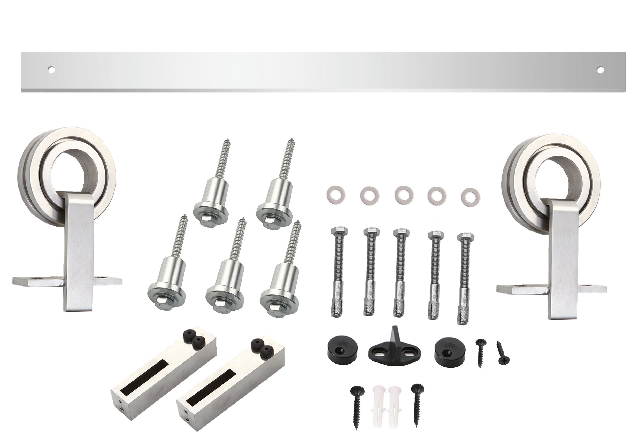 Intersteel Schuifdeursysteem Modern Top rvs geborsteld
