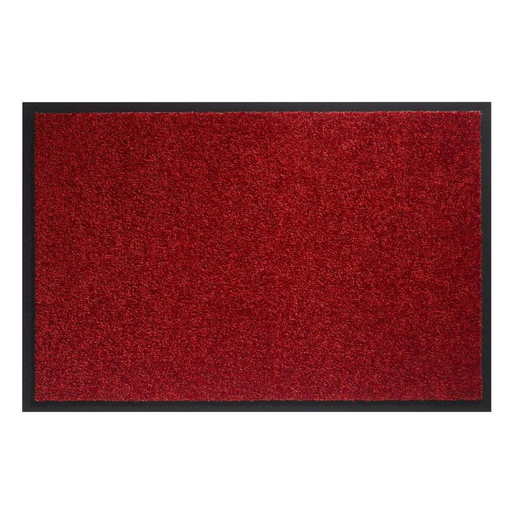 Wasbare mat Twister Rood 60x90cm