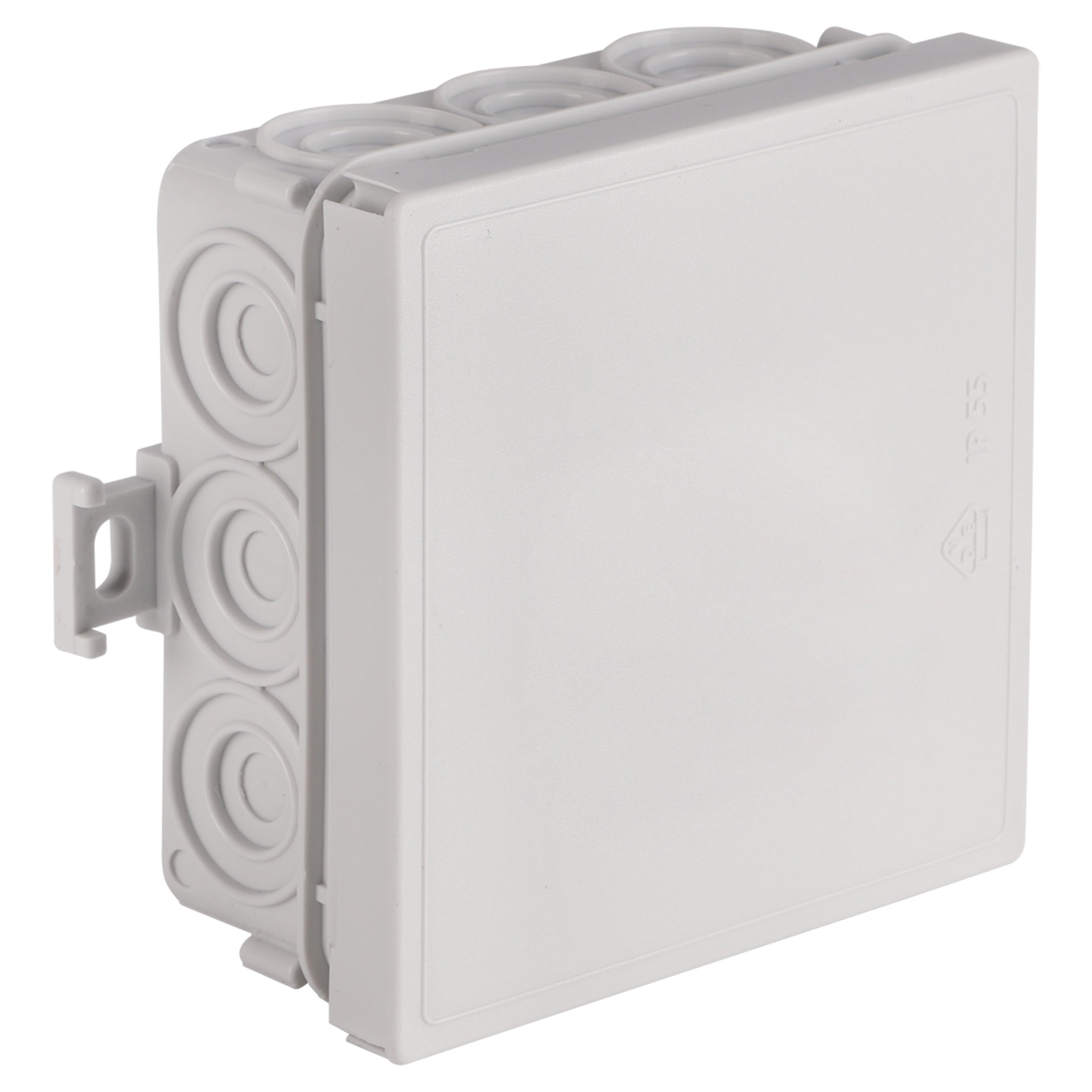 Kabeldoos AD3 - 16-voudig - IP55 - 85 x 85 x 37 mm - grijs