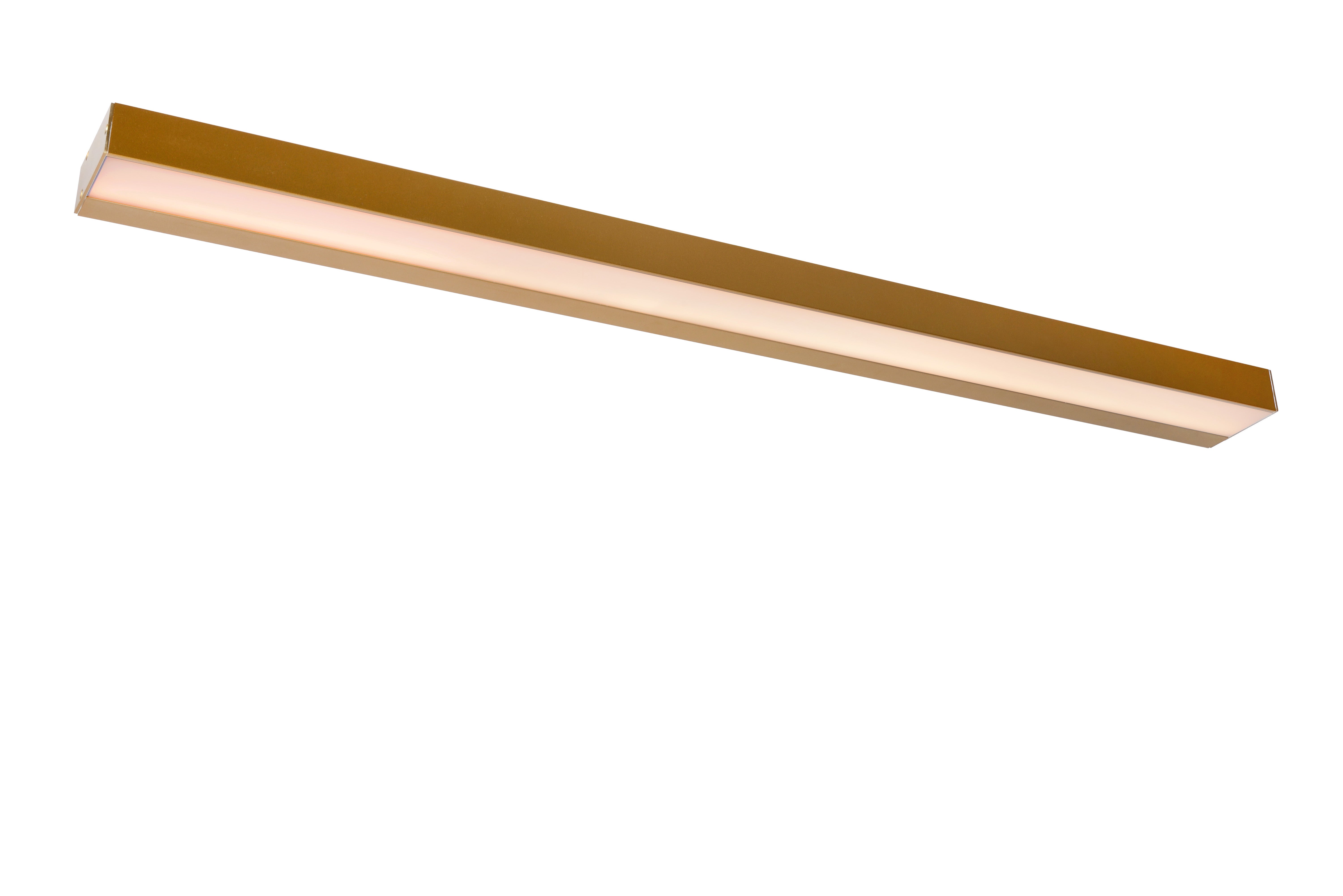 Wandlamp Badkamer - ALEXA LED 1x13W 3000K IP44  - Mat Goud / Messing