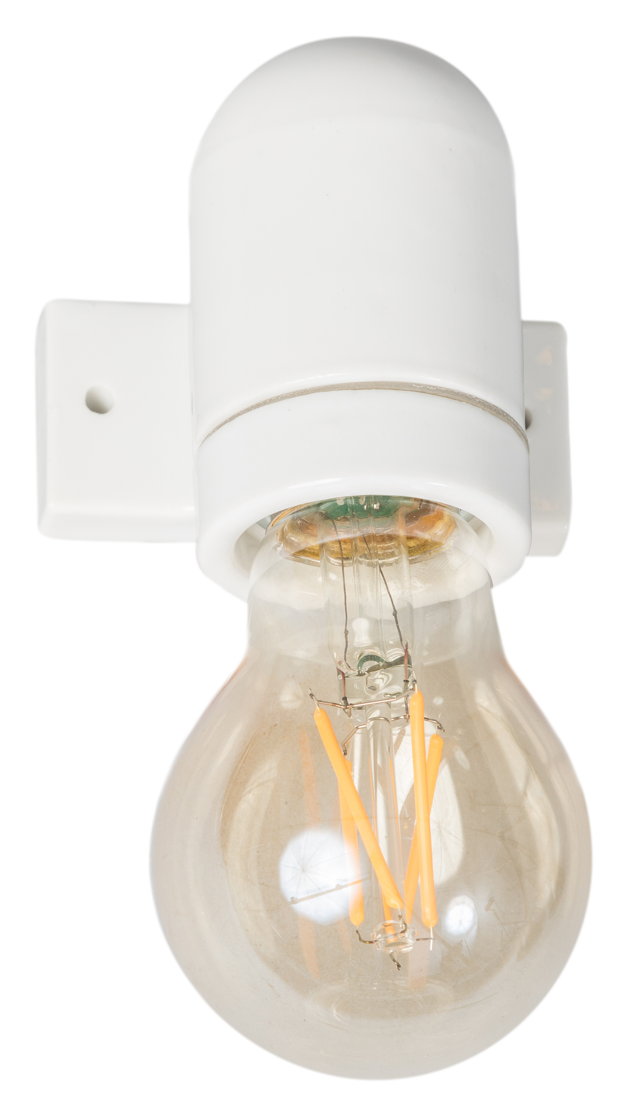 Wandlamp - Porselein wit - E27