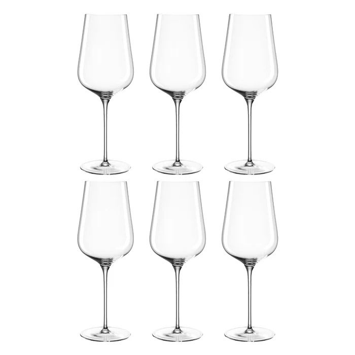 Wijnglazenset - Witte wijnglas 580ml set van 6 glazen - Transparant
