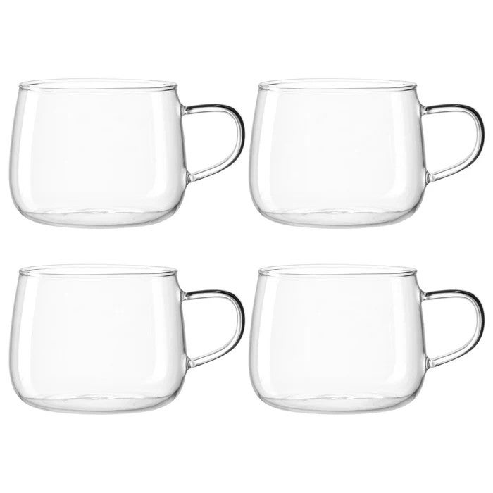 Theeglas - Tè Per Te 450ml set van 4 glazen - Transparant