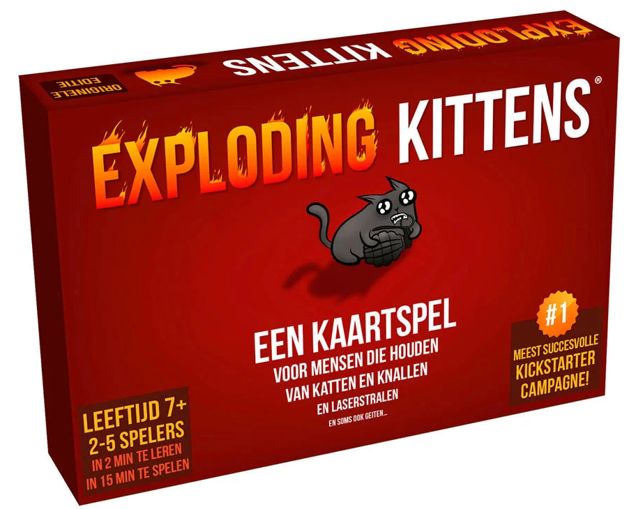 Exploding Kittens - Kaartspel - Originele Editie