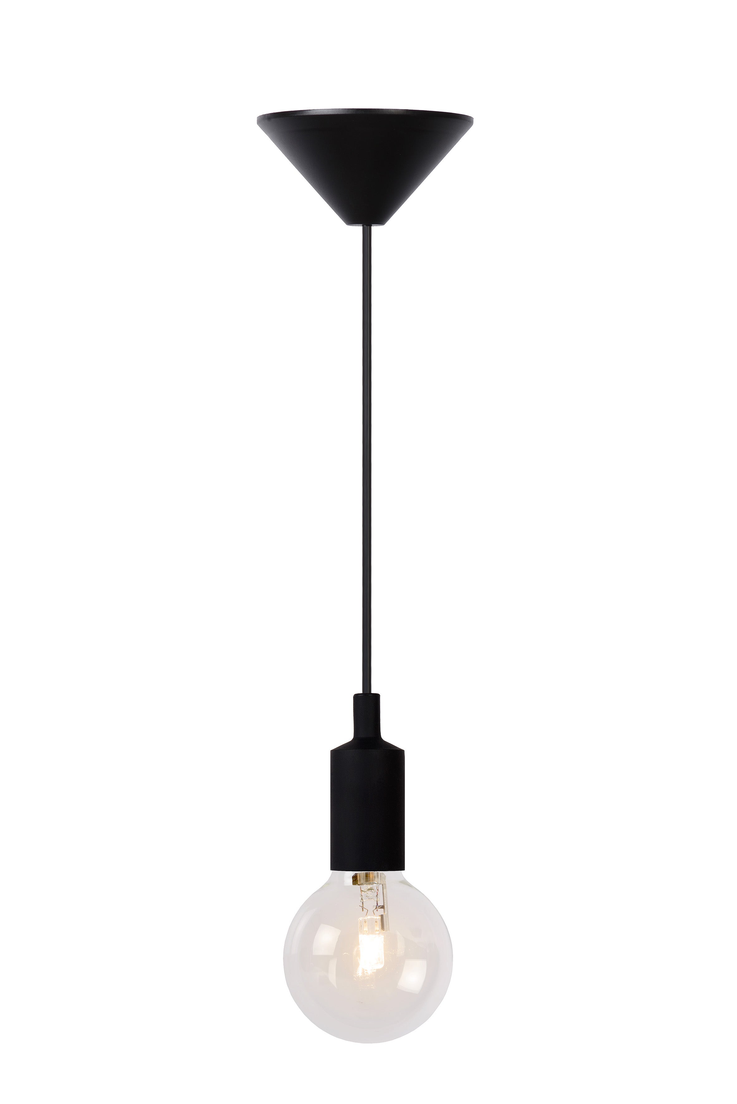 Hanglamp - FIX Ø 10 cm 1xE27  - Zwart