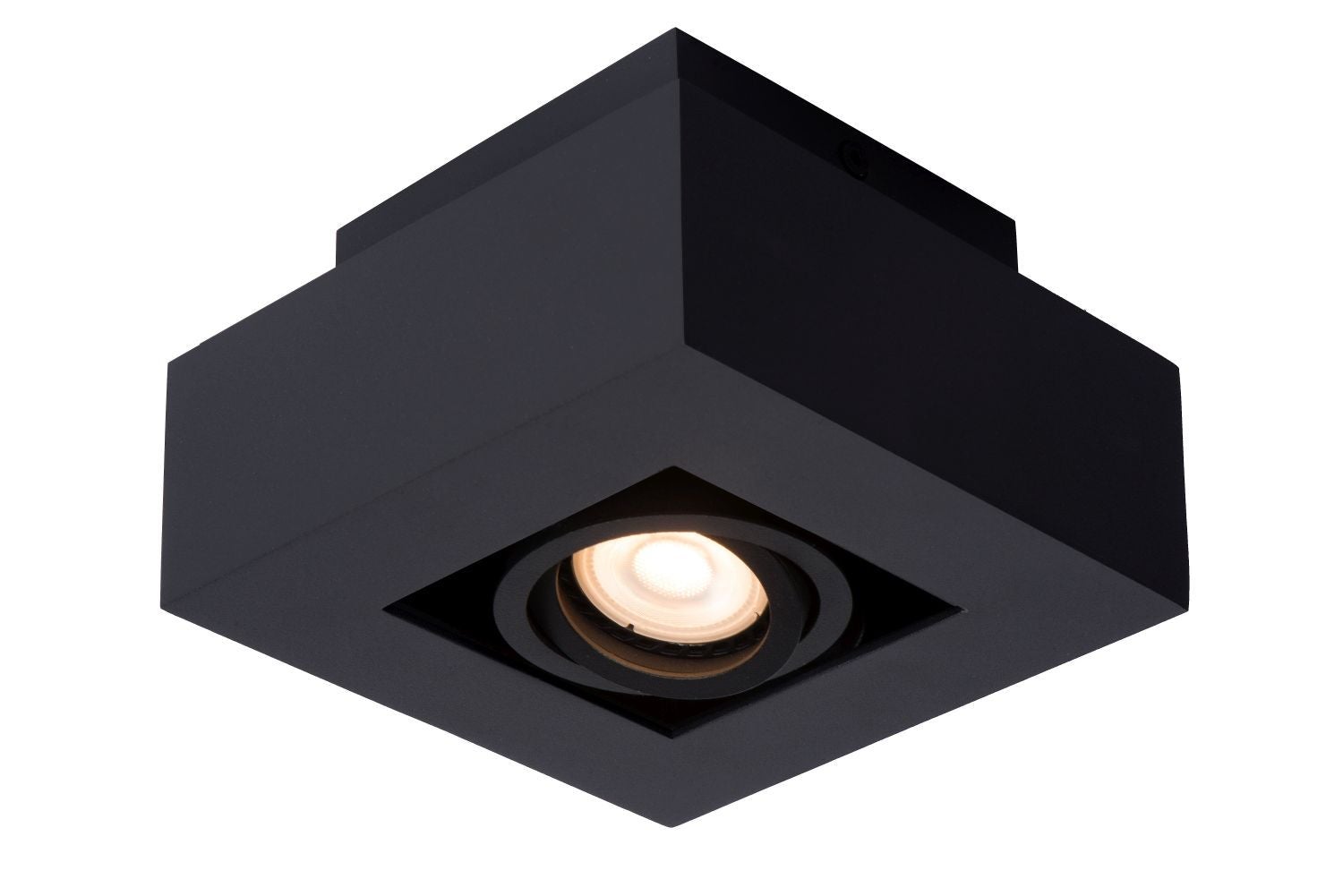 Plafondspot - Xirax Led Dim To Warm Gu10 1X5W 2200K/3000K  - Zwart
