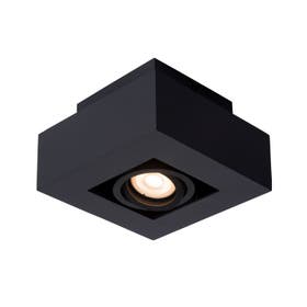 Plafondspot - Xirax Led Dim To Warm Gu10 1X5W 2200K/3000K  - Zwart