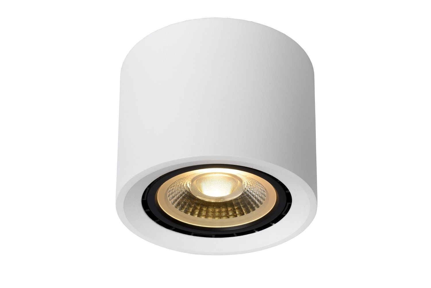 Plafondspot - Fedler Ø 12 Cm Led Dim To Warm Gu10 1X12W 2200K/3000K  - Wit
