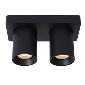 Plafondspot - Nigel Led Dim To Warm Gu10 2X5W 2200K/3000K  - Zwart