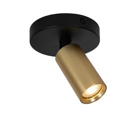 Plafondspot - RITMO Ø 10 cm 1xGU10 (MR11) - Mat Goud / Messing