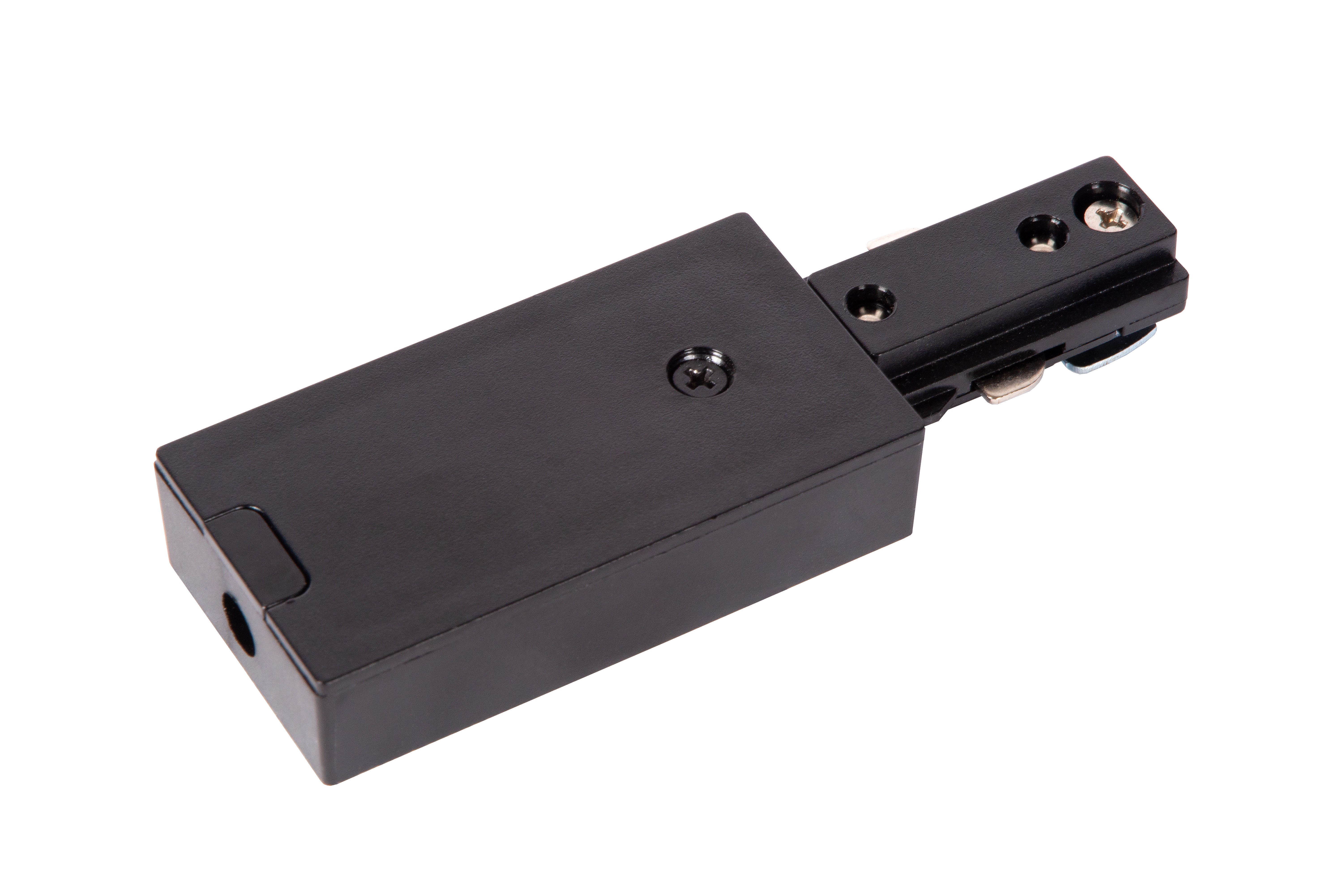 Railverlichting - TRACK Startvoeding - 1-fase Railsysteem / Railverlichting - Enkel - Zwart (Uitbreiding)