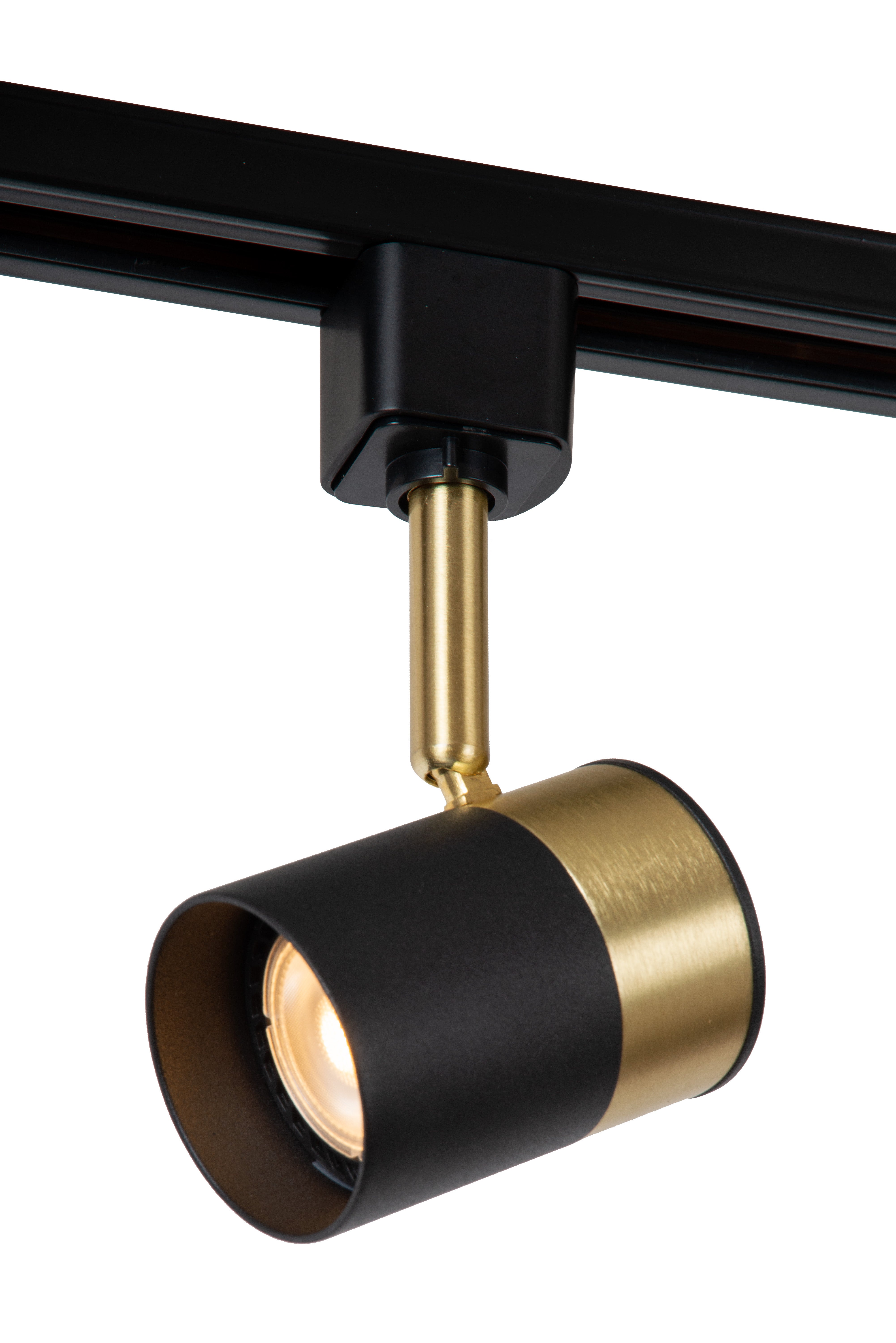 Railverlichting - TRACK FLORIS Railspot - 1-fase Railsysteem / Railverlichting - 1xGU10 - Zwart (Uitbreiding)