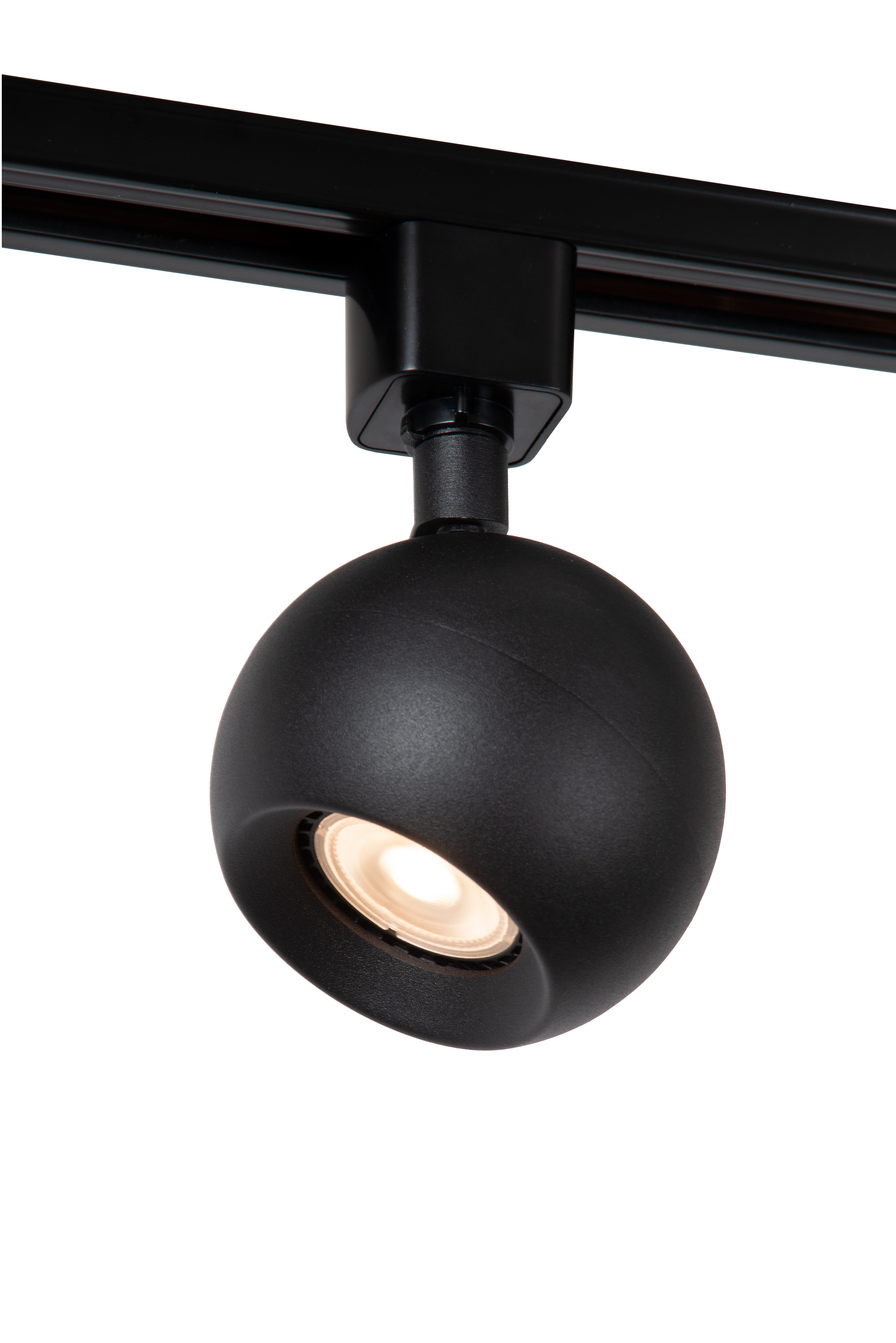 Railverlichting - TRACK FAVORI Railspot - 1-fase Railsysteem / Railverlichting - 1xGU10 - Zwart (Uitbreiding)