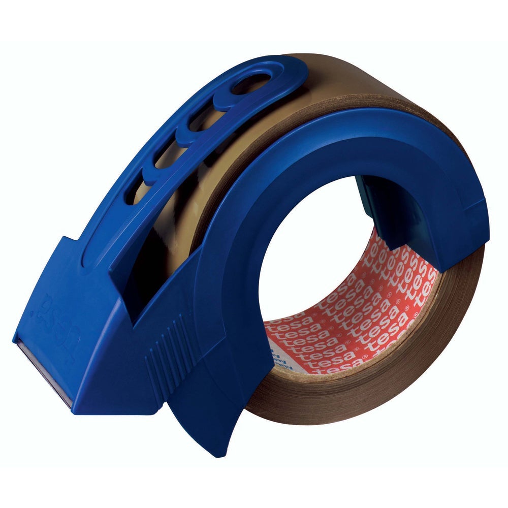 Tesa verpakkingstape + dispenser bruin 66 m x 50 mm