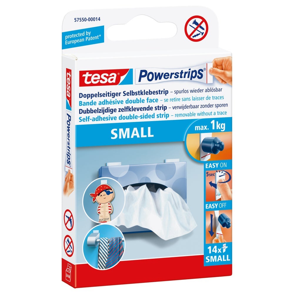 Tesa powerstrips small 14 stuks