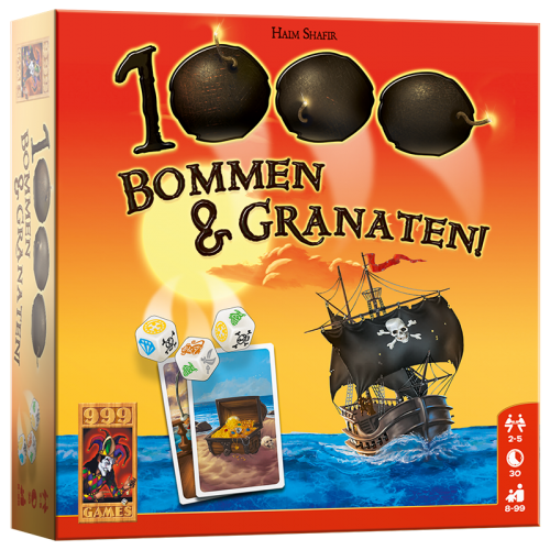 1000 Bommen & Granaten! - Dobbelspel
