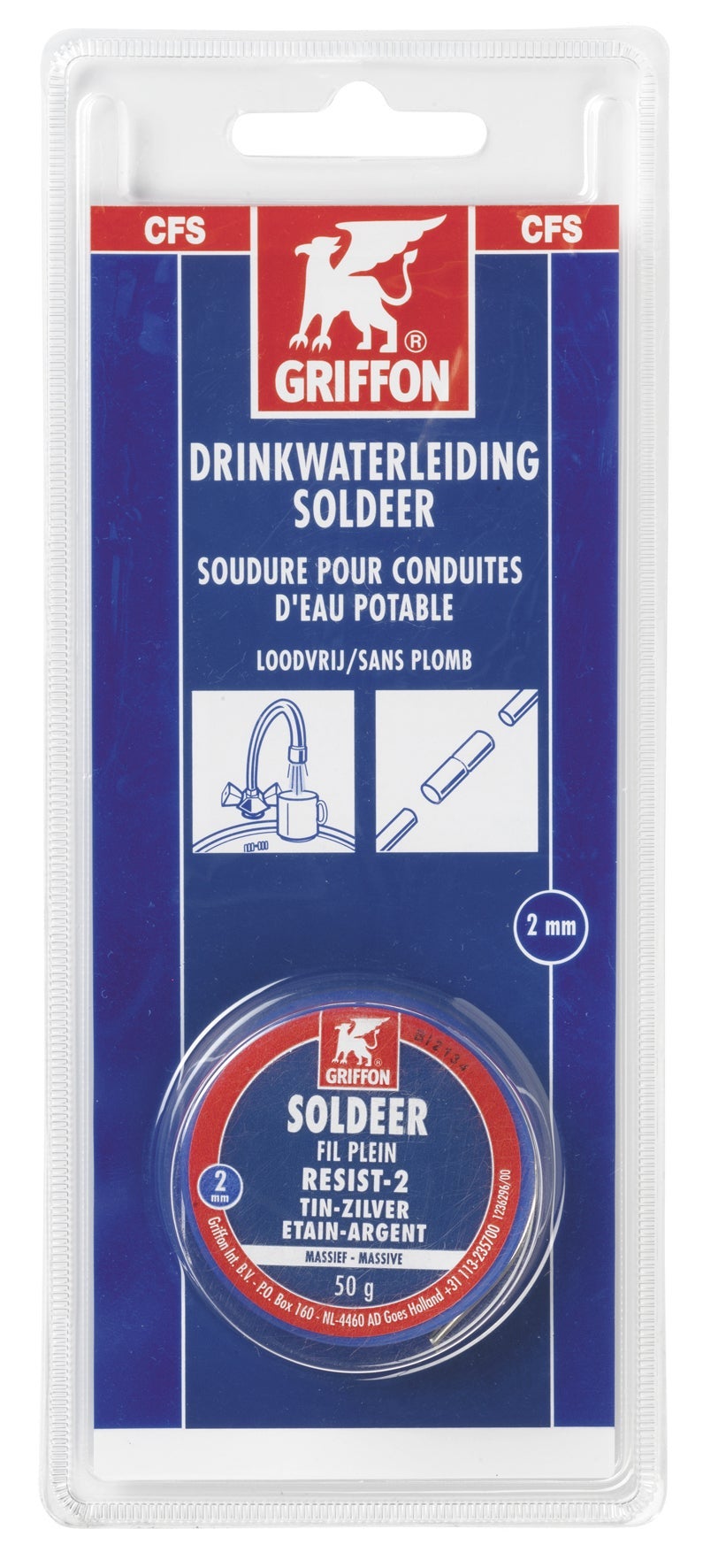 Griffon soldeerdraad massief 96,5/3,5 2 mm 50 g