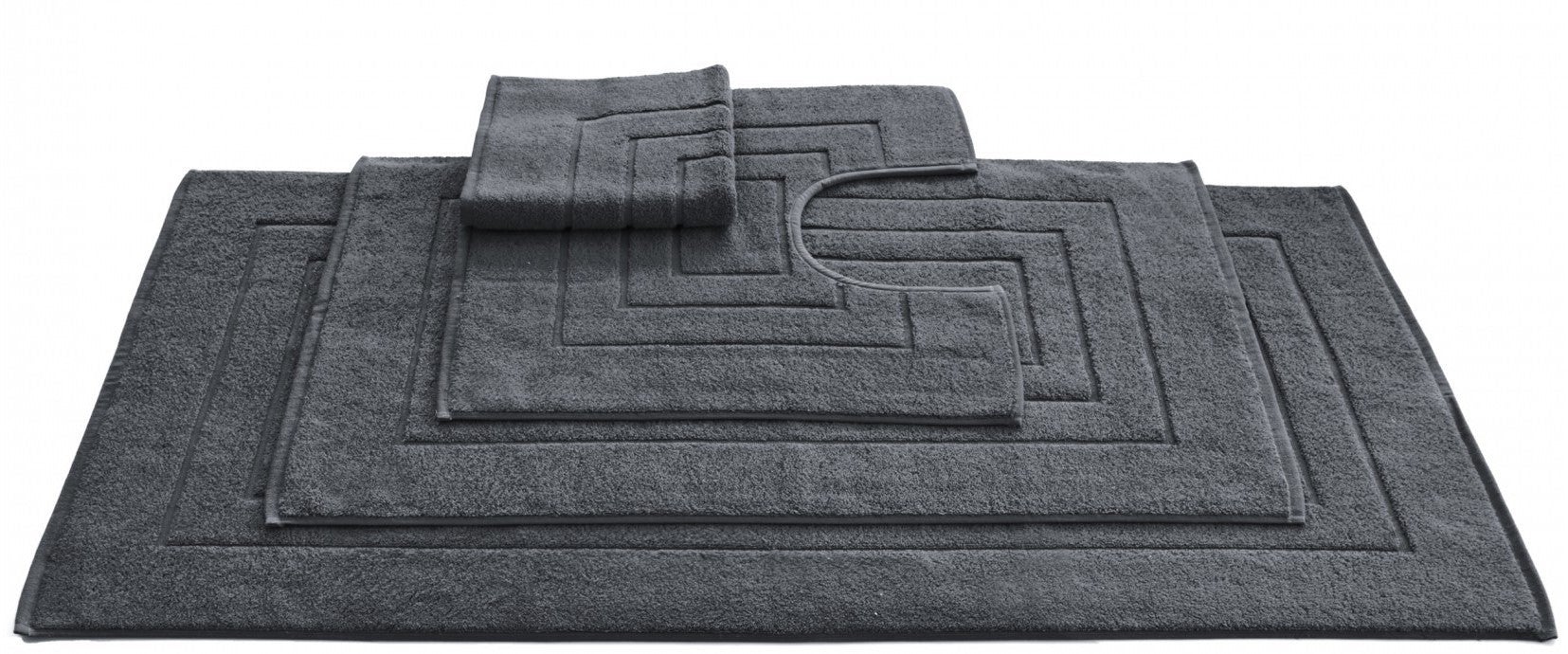 Badmat - ATLANTA hotelmat 67x140 - Dark grey