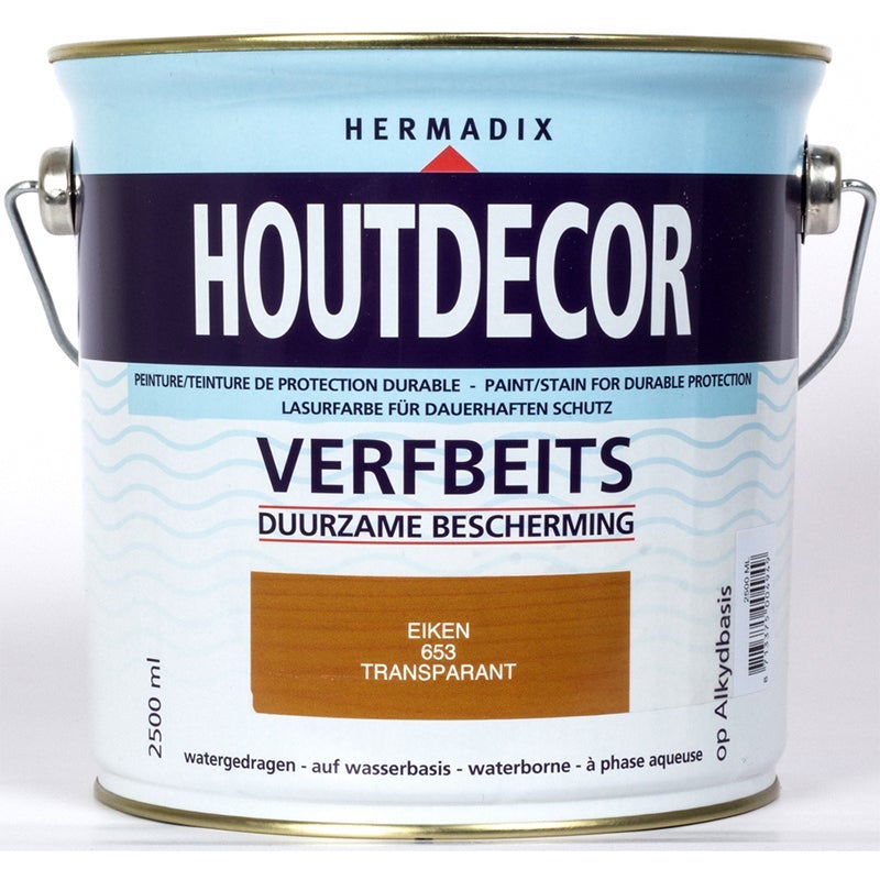 Hermadix houtdecor verfbeits eiken 653 2,5 l