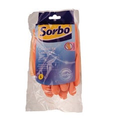 Sorbo comfort fit huishoudhandschoen oranje s