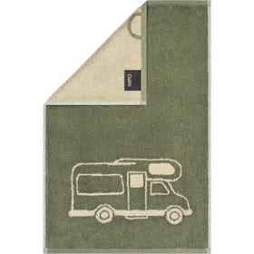 Gastendoekje - Ansichtkaart Editie Camper 30x50cm - Groen
