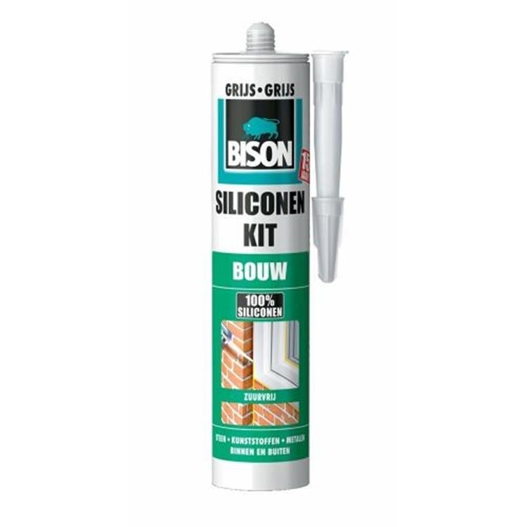 Siliconenkit bouw - grijs 310ml