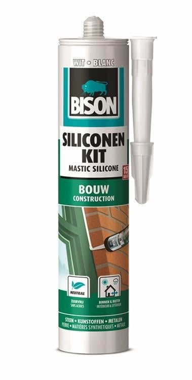 Siliconenkit bouw - wit 310ml