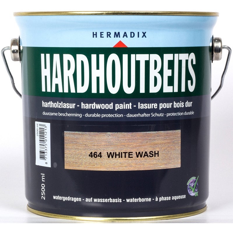 Hermadix hardhoutbeits white wash 464 2,5 l