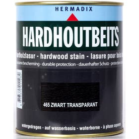 Hermadix hardhoutbeits zwart transparant 465 750 ml