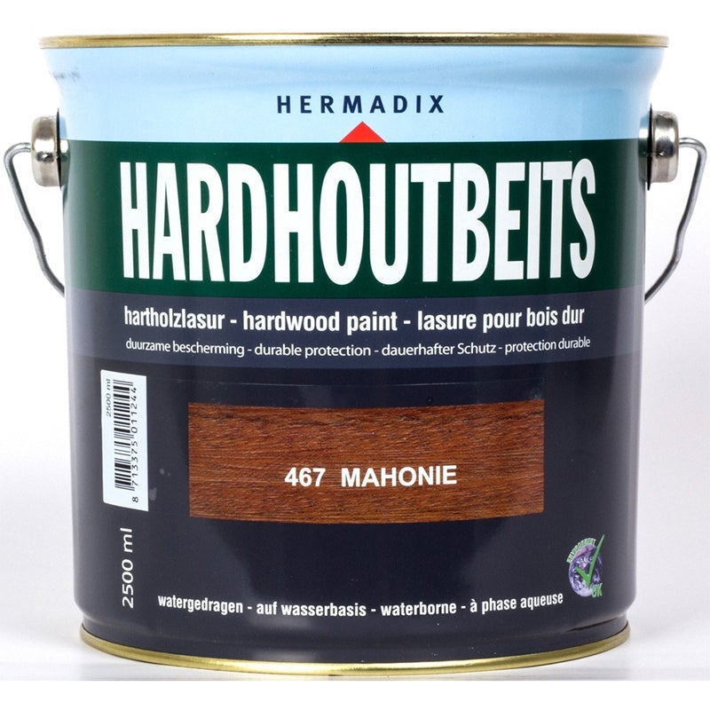 Hermadix hardhoutbeits mahonie 467 2,5 l