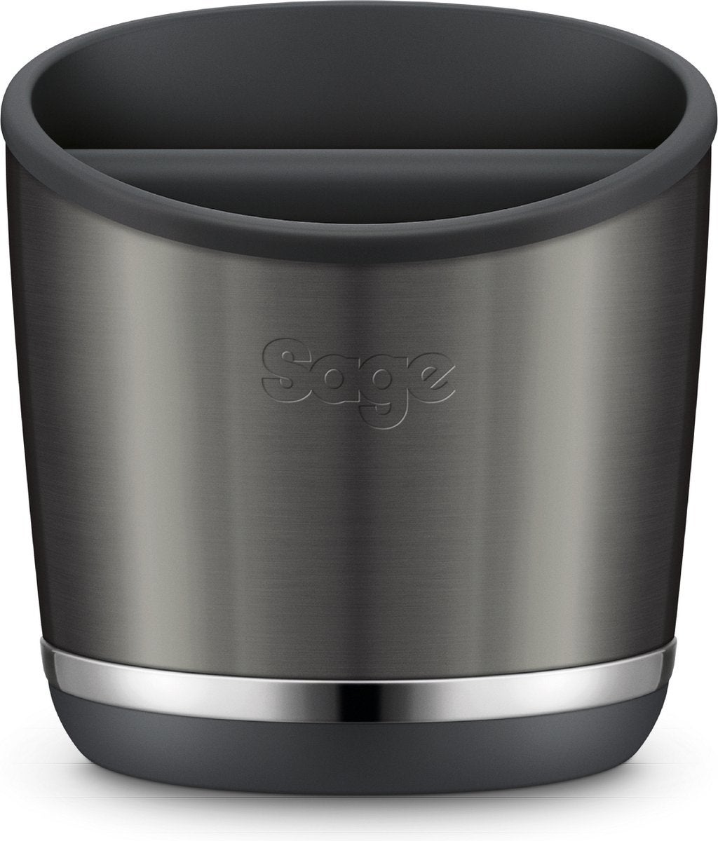 Uitklopbak - The knock box 20 - Black Stainless 