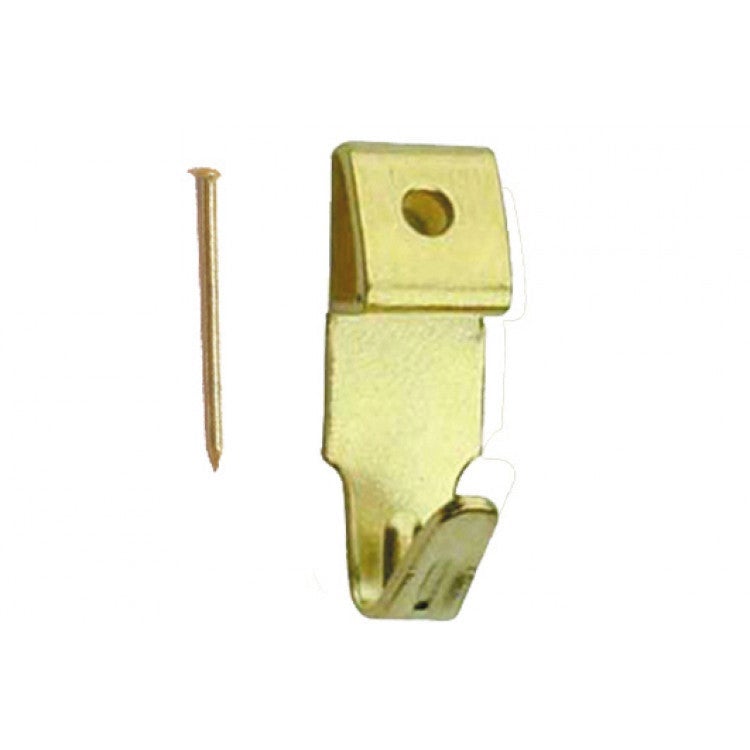 Homefix schilderijhaak nr.0 vermessingd 10 stuks