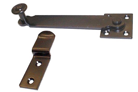 Waelbers luikoverslag zwart 165 mm