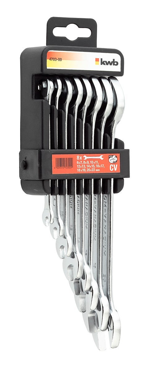 Kwb steeksleutelset 8-delig