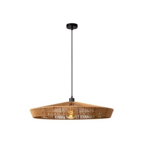 Hanglamp - Yunkai Ø 70 Cm 1Xe27 - Licht Hout
