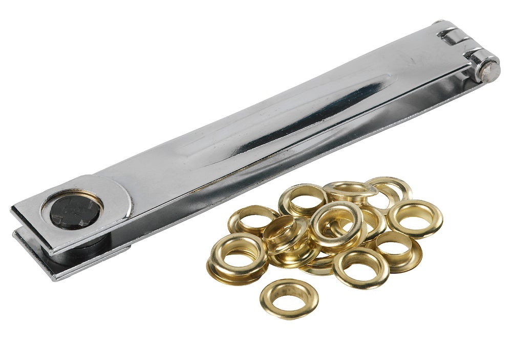 Kwb zeilring met tang messing 10 mm