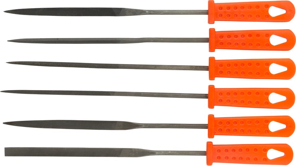 Kwb sleutelvijlenset 120 mm 6-delig