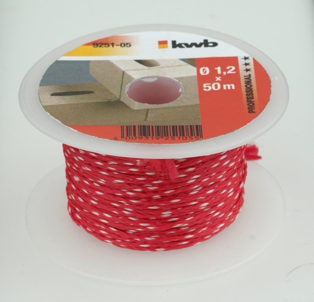 Kwb metselkoord nylon groen 50 m op spoel