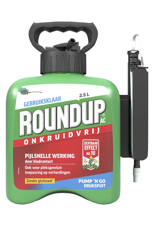 Onkruidbestrijding - RoundUp naturel 2,5lt drukspuit