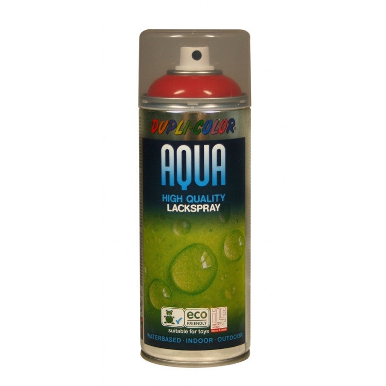 Dupli color aqua hoogglanslak vuurrood ral 3000 350 ml