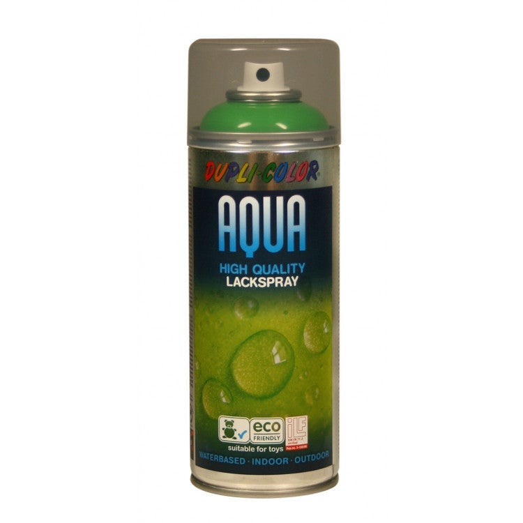 Dupli color aqua hoogglanslak geelgroen ral 6018 350 ml