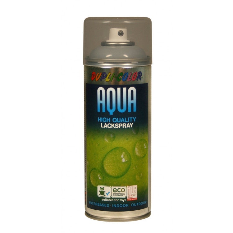 Dupli color aqua hoogglanslak silver grey ral 7001 350 ml