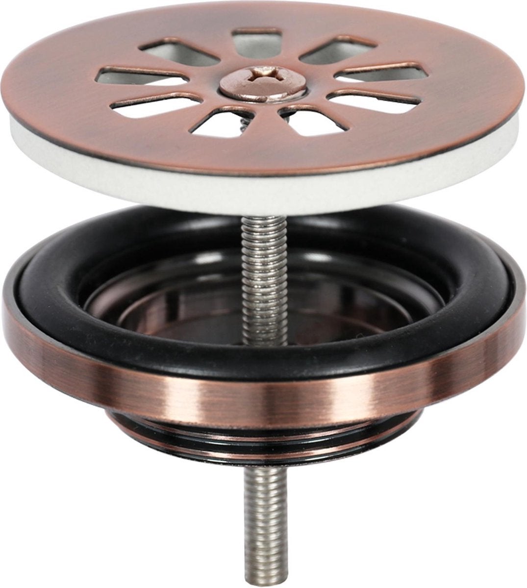 Fontein afvoerplug - 64mm - Koper 